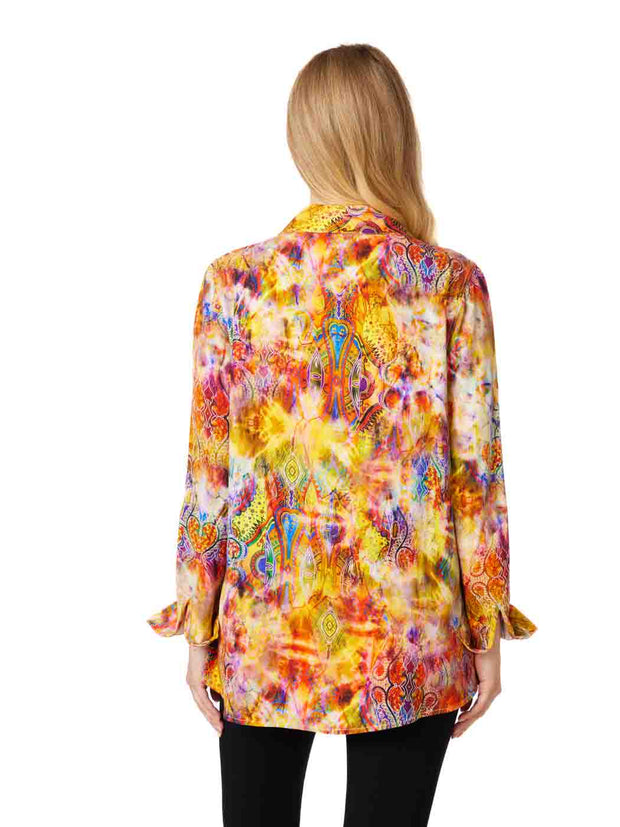 Tianello TENCEL™ Print "Jinya"  Print "Loving" Blouse