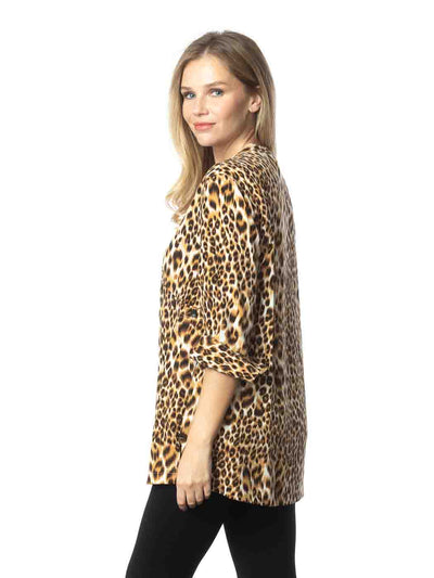 Tianello  TENCEL™ print  "Cheetah" Print   "Diva' Blouse-Wash