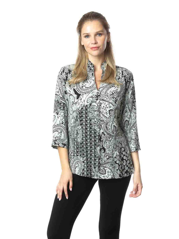 Tianello TENCEL™ "Regina" Dynasty Blouse-Wash