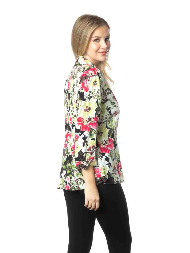 Tianello TENCEL™ "Xandra" Print "Suzy" Blouse-Wash