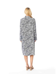 Tianello TENCEL™  Print "Zimba"" Long "SELENA"  Duster Jacket-Wash