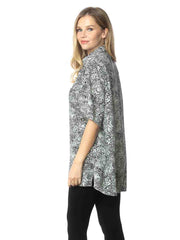 Tianello TENCEL™ Men's \ Womens print "Zimba" S.S. Camp Shirt - Unisex-Wash
