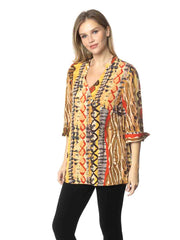 Tianello  TENCEL™ print  "Samba" Print   "Diva' Blouse-Wash