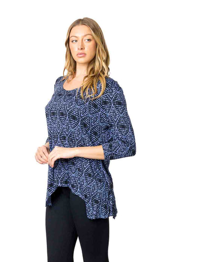 Tianello  "Tulum" -  Knit Jersey Jacquard "ASBURY" Tunic