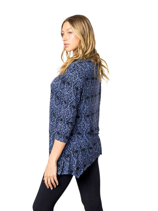 Tianello  "Tulum" -  Knit Jersey Jacquard "ASBURY" Tunic