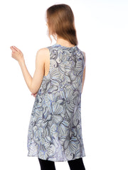 Tianello "Gwen" WASHABLE SILK  "Briata" Cowl Tunic-Wash