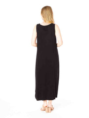 Tianello TENCEL™ "Holly" Tank Dress-Black