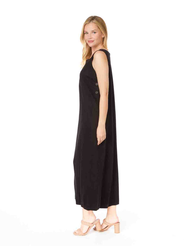 Tianello TENCEL™ "Holly" Tank Dress-Black