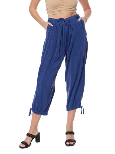 Tianello TENCEL™  Drawstring "Flood" Pant
