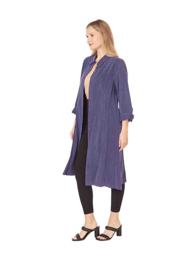 Tianello TENCEL™  Long Sleeved "Daphne" Duster