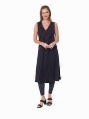 Tianello " TENCEL™ Herringbone LINEN "CINDY" Tank Dress