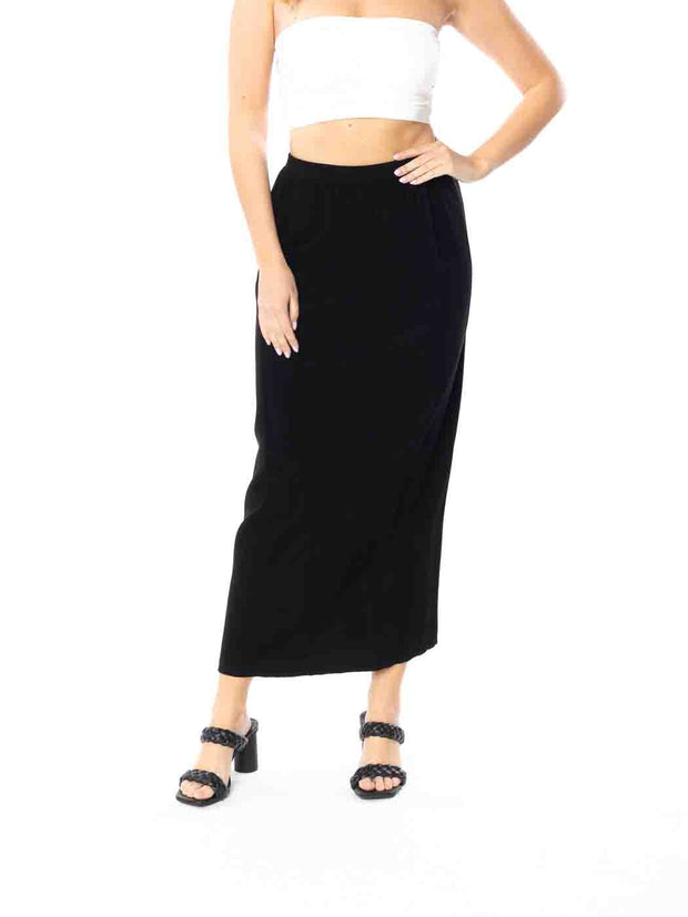 Tianello TENCEL™  "Tunnel"  Skirt-Black