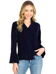 Tianello TENCEL "Chloe" Blouse-Black