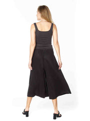 Tianello TENCEL™ "Gaucho" Skort - Pant-Black