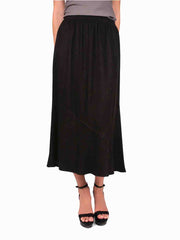 Tianello TENCEL™ Panel Skirt-Black