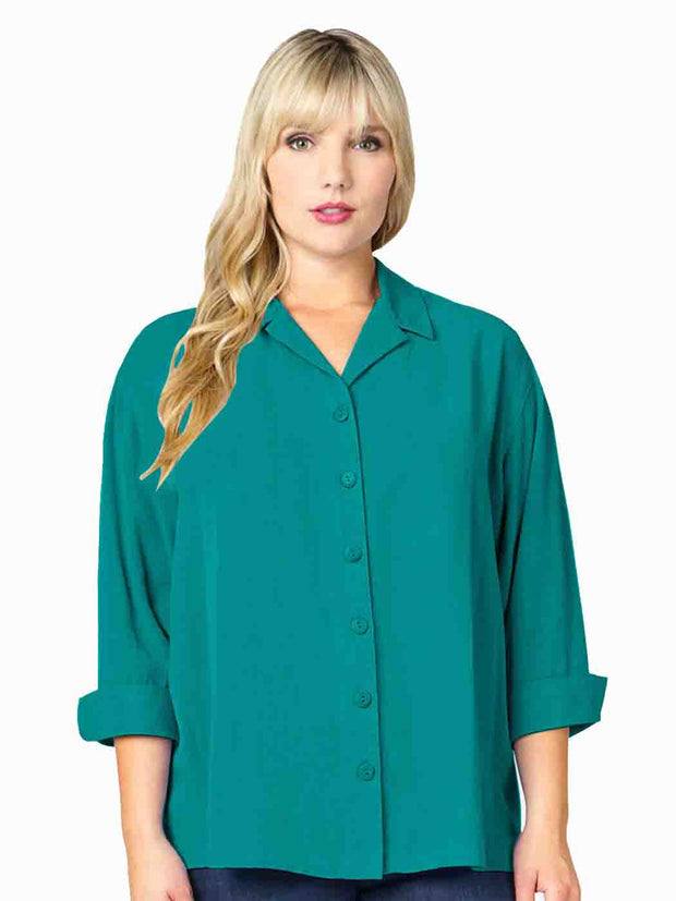 Tianello TENCEL™ "Aida" Blouse - Tianello.com