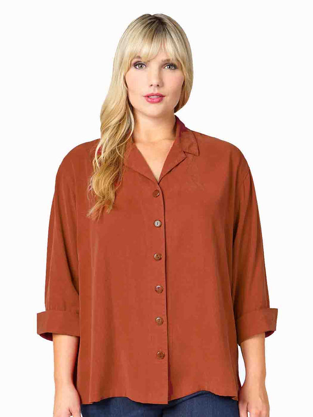 Tianello TENCEL™ "Aida" Blouse - Tianello.com