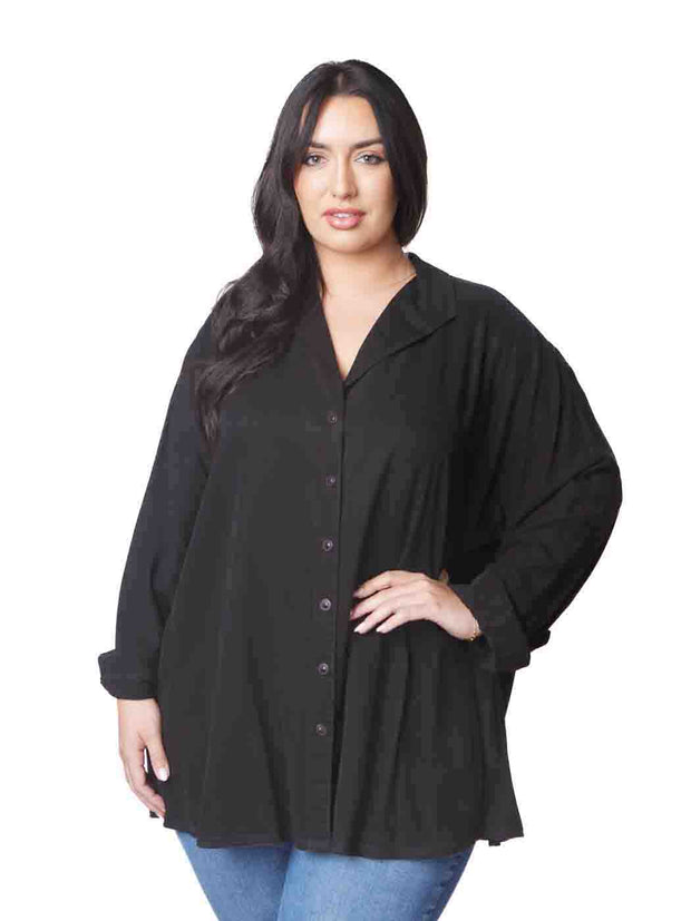 Tianello Plus Sized TENCEL™  "Jacquelyn" Jacket