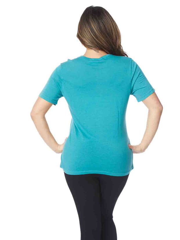 Tianello TENCEL™  Knit  S.S. Sleeve  Tee Shirt -Veracruz