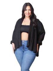 Tianello "Plus Sized" TENCEL™ &nbsp;Jacquard "Taylor" Jacket
