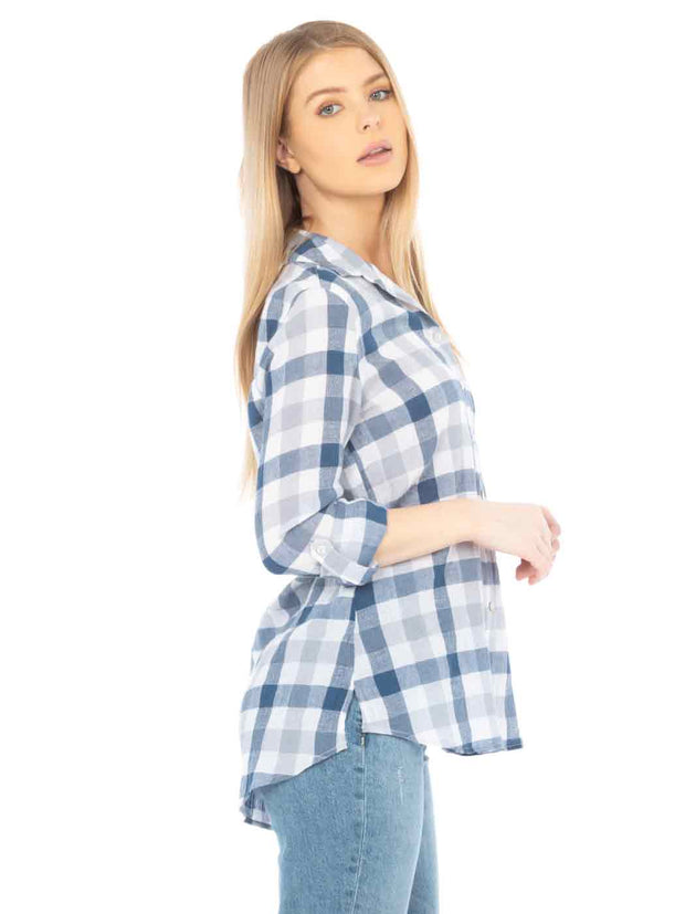 Tianello "Cejena" Cotton Gauze Loving Blouse-Wash