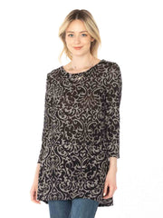 Tianello "Davida" Cotton Burnout Mara Tunic