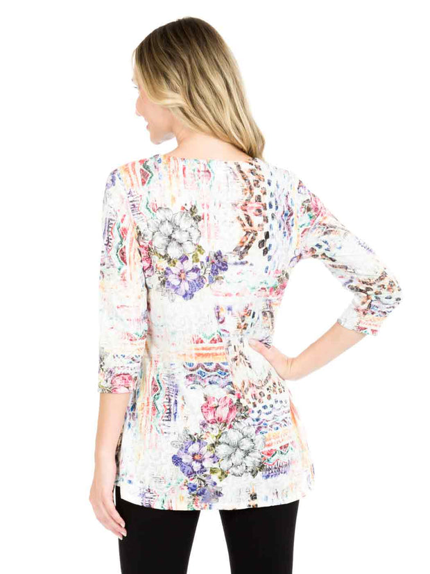 "Egan" Cotton Burnout "Leyton" Tunic-Wash