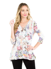 "Egan" Cotton Burnout "Leyton" Tunic-Wash