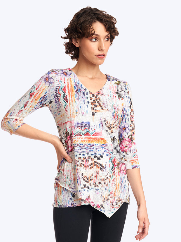 Egan Cotton Knit Burnout Devon Tunic