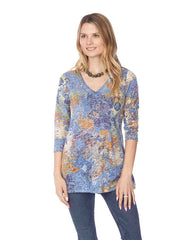 Tianello "Lenciaga" Cotton Burnout "Leyton" Tunic-Wash