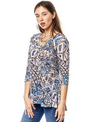 Tianello "Zenon" Cotton Burnout Leyton Tunic-Wash