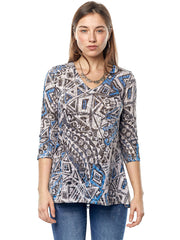 Tianello "Zenon" Cotton Burnout Leyton Tunic-Wash