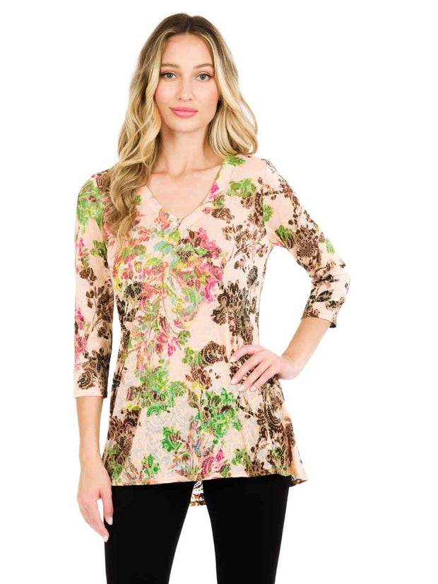 Tianello "Quinta" Cotton Burnout Leyton Tunic