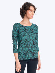 Tianello "Tixati" Knit Jersey Jacquard "Ballet" Tee-
Vera Cruz