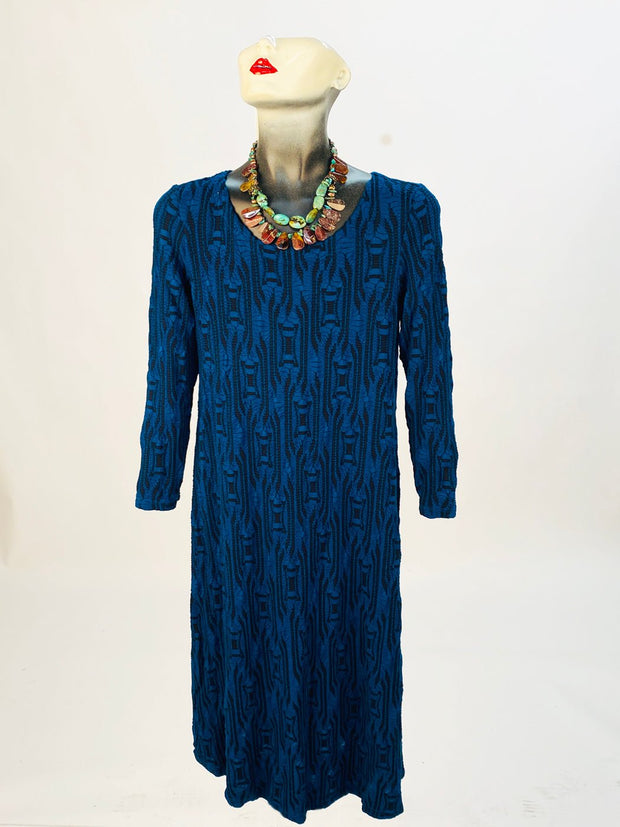 knit ballet dress Ballet-Wrap Knit Midi Dress