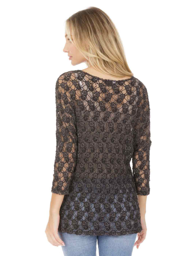 Kimba Knit Lace "NUMI" Blouse