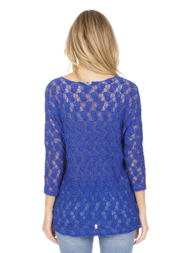 Kimba Knit Lace "NUMI" Blouse