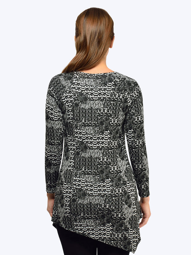 Tianello "Aheni" French Knit "Toni" Tunic Wash