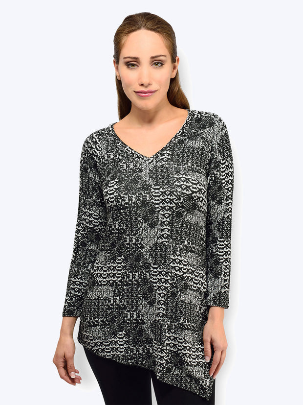 Tianello "Aheni" French Knit "Toni" Tunic -Wash