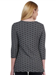 Tianello "Betina" French Knit "Bon Bon" Tunic