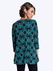 Tianello Ripple French Knit Leyton Tunic-Vera Cruz