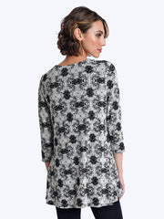 Tianello Ripple French Knit Leyton Tunic-Wash
