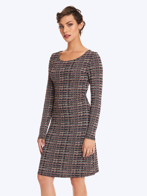 long sleeve ballerina dress Joaquin French Knit Long Sleeve Ballet Dress