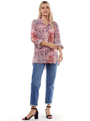 Tianello "Reza" print "Loving" Blouse-Wash