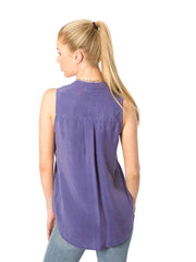 "Ivy" Light Weight TENCEL™ "ELEVA"  Sleeveless Blouse-Dusty Lilac