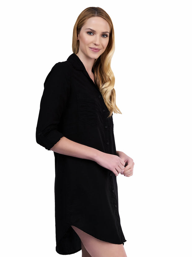 Tianello "Ivy" Light Weight TENCEL™ Savoir Shirt Dress