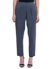 Tianello "Ivy" Light Weight TENCEL™ Stella Pant-Coal