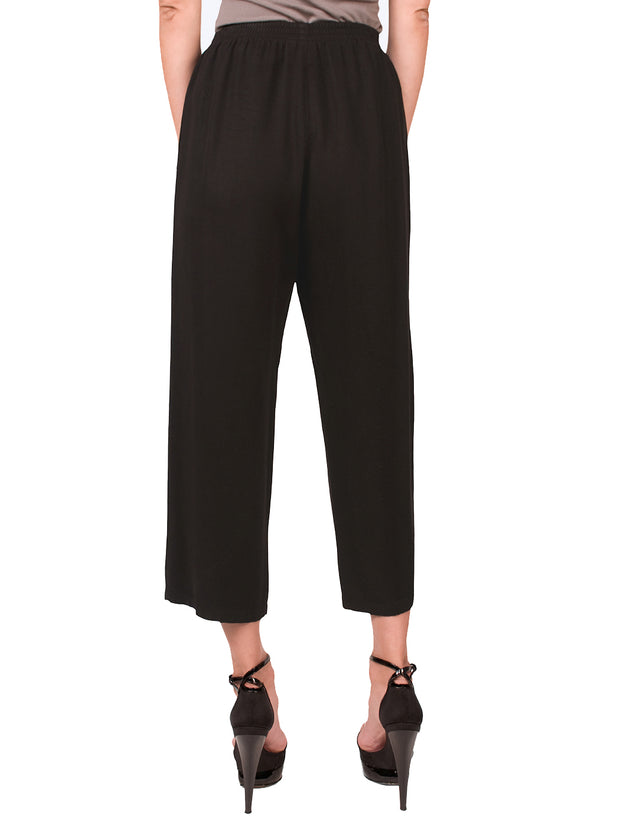 Tianello Linen "Flood" Pant (XL)-Black
