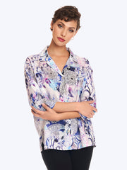 Tianello Brita Linen Aida Blouse-Wash