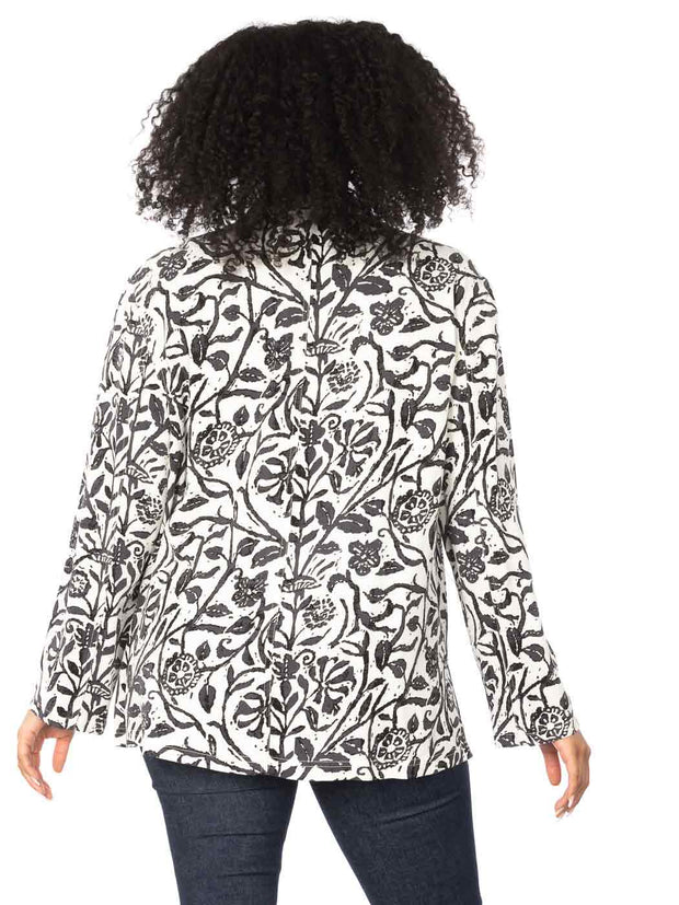 Tianello Tencel print "Batik""Alejandra" Blouse-Wash